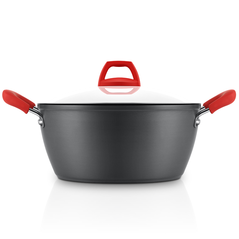 炊大皇(COOKER KING)汤锅DCZCI24HS韩式汤锅 家用煲汤煮粥多用汤锅 韩式麦饭石 一锅多用汤锅24cm