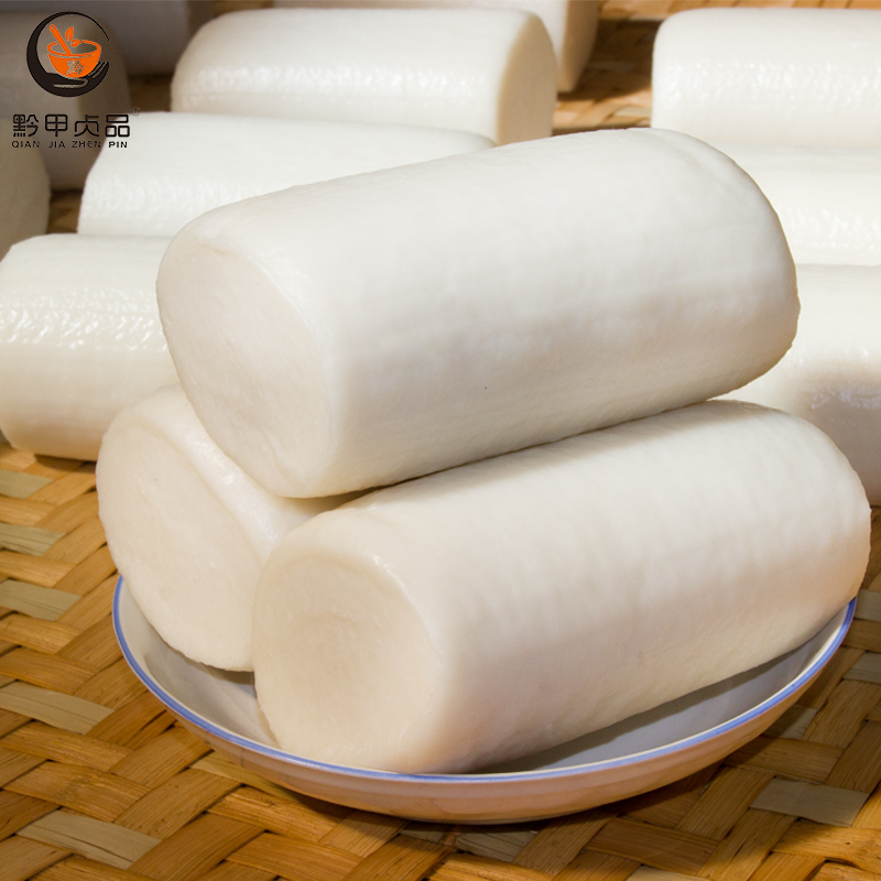 黔甲贞品贵州特产兴义二块粑农家粳米熟米饵块粑贞丰晚米二块粑粳稻耳