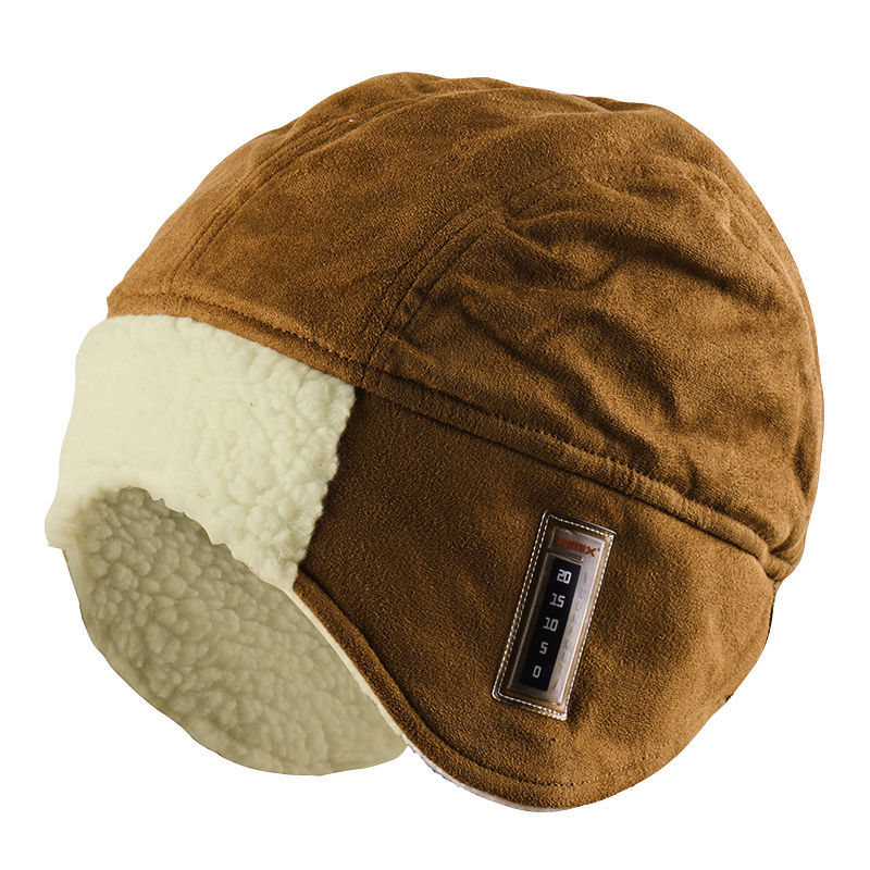 秋冬保暖羊羔绒帽护耳骑行户外防风防寒加厚东北青年男女棉帽子