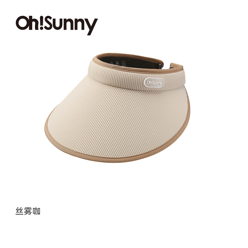 ohsunny-暮光系列-女士蛋糕遮阳帽丝雾咖