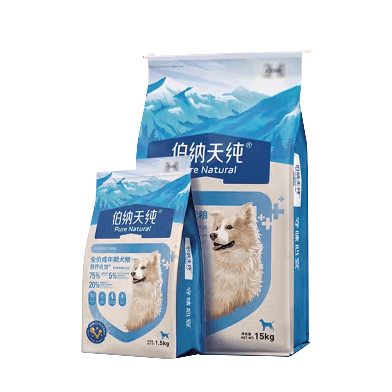伯纳天纯鲜营养优加系列全价成年期犬粮15kg