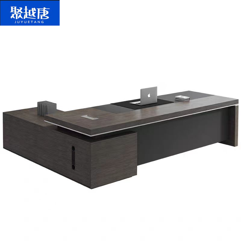 聚越唐(JUYUETANG) 班台班桌办公桌1800*900*760 带双副柜 张