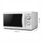 美的(Midea)M1-211A/L213B 快捷微波炉 家用小型 360°转盘加热 旋钮操控 易洁内胆