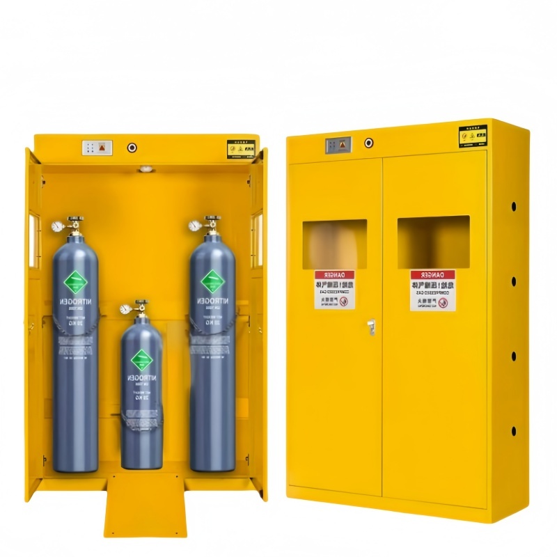 攸形气瓶柜三瓶二代120*45*190cm台高清大图