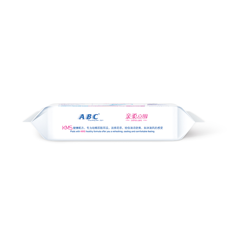 ABC 亲柔立围 轻薄棉柔 超长夜用 卫生巾 10包