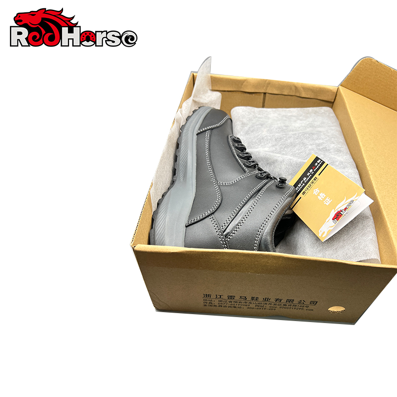 雷马头层牛皮防砸防滑劳保鞋35-46码/双高清大图