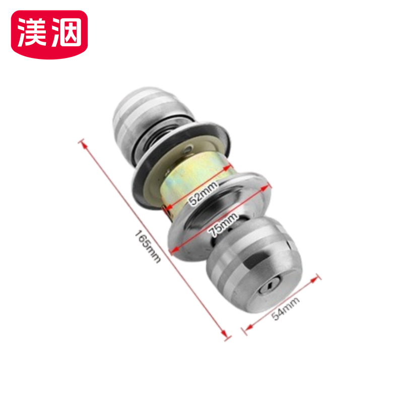 渼洇 球形门锁 54*54*165mm 套高清大图
