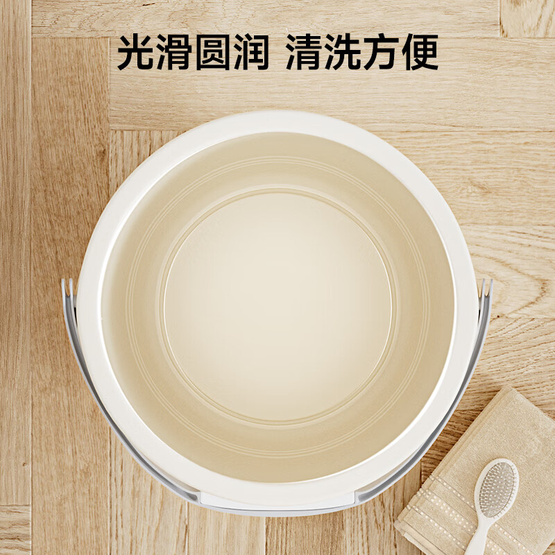 五月花水桶手提16L*1只装 大容量宿舍泡脚桶拖把桶家用储水耐用加厚塑料高清大图