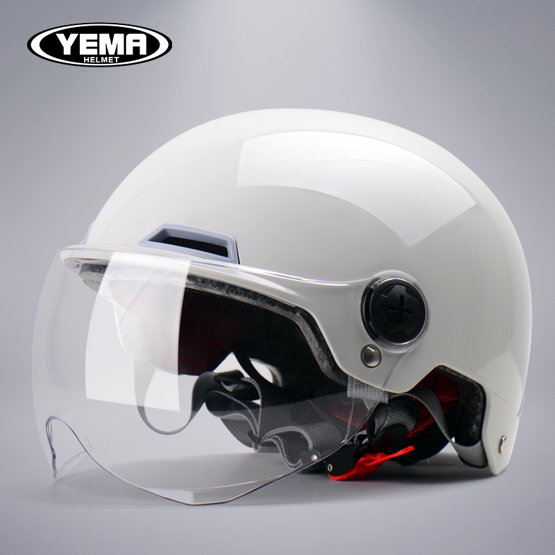 野马8361电动摩托车头盔男四季通用个性炫酷机车全盔全覆式安全头帽女