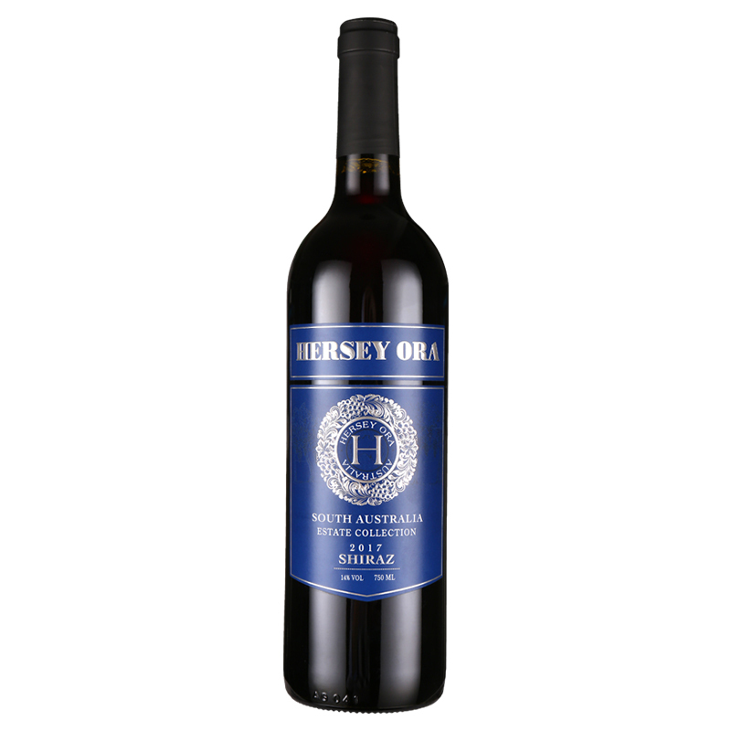 澳大利亚原瓶进口赫西奥拉(Hersey ora)红酒南澳酒庄臻选西拉西拉子设拉子干红葡萄酒750ml单支装