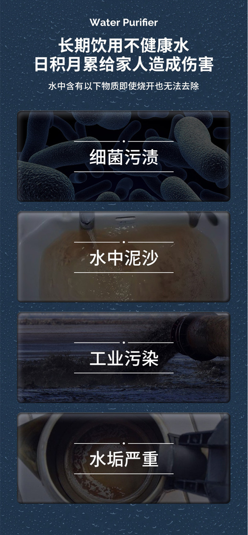 长虹 家用净水机 加热一体 五级深层精滤 双出水设计 反渗透RO膜 母婴净饮一体 外置水壶设计 CRO-75W12JR高清大图