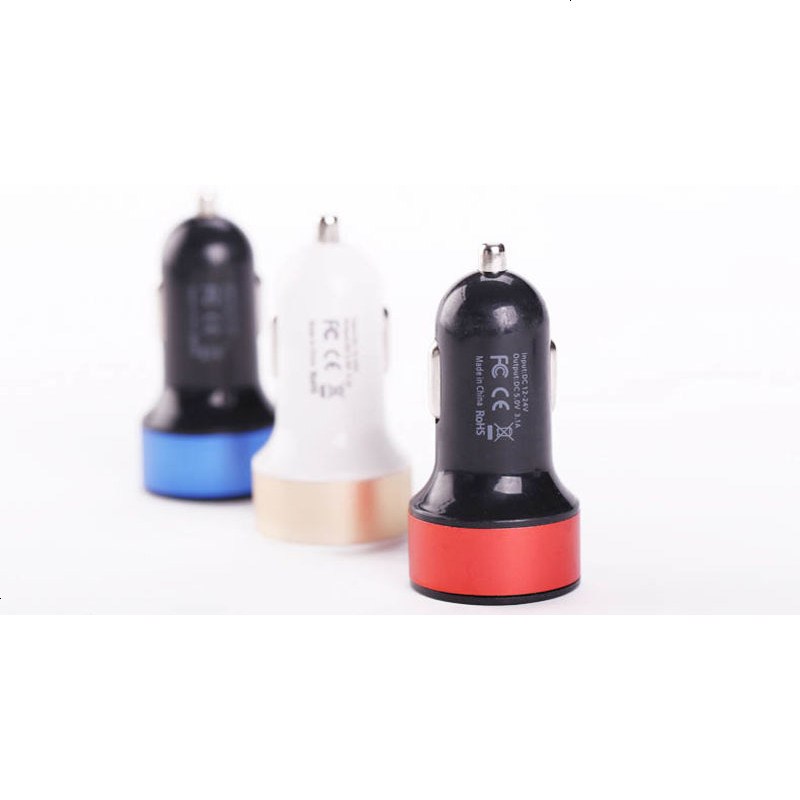 适用车壹阁 车载彩充电器快充双usb多功能点烟器12v伏插头通用型