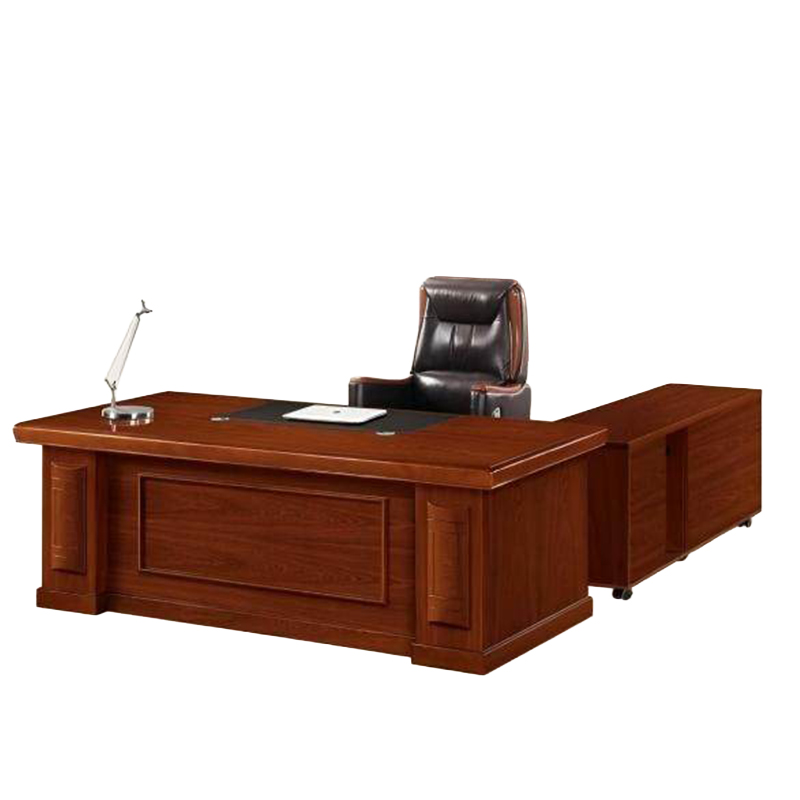 大央班台/办公桌B-32161 1600W*800D*760H 办公桌员工位单人办公桌组合简约现代办公室老板桌子高清大图