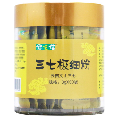 健之佳 三七极细粉 3g*30袋/瓶
