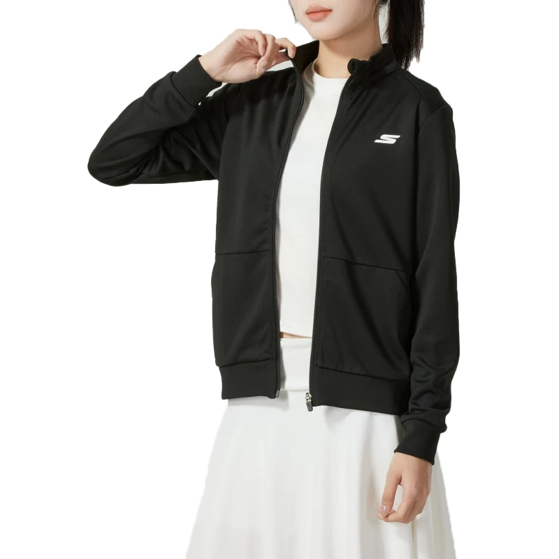 斯凯奇 女款运动服立领夹克外套 P224W162-03K8S 件高清大图