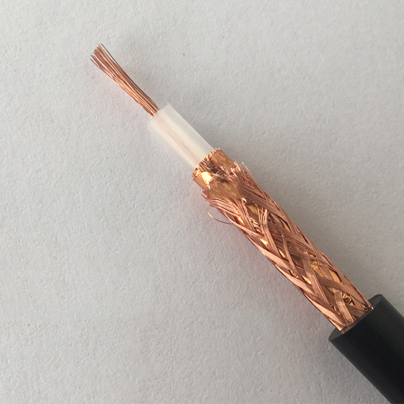 汇特益电线电梯视频线755双钢丝双屏蔽tsyv755128编双钢丝100米卷单位