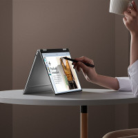 戴尔(DELL)XPS13-9310 13.4英寸二合一翻转触控显示器 高端时尚商务笔记本电脑(十一代i7-1165G7 16G 512GSSD 高色域屏)白色