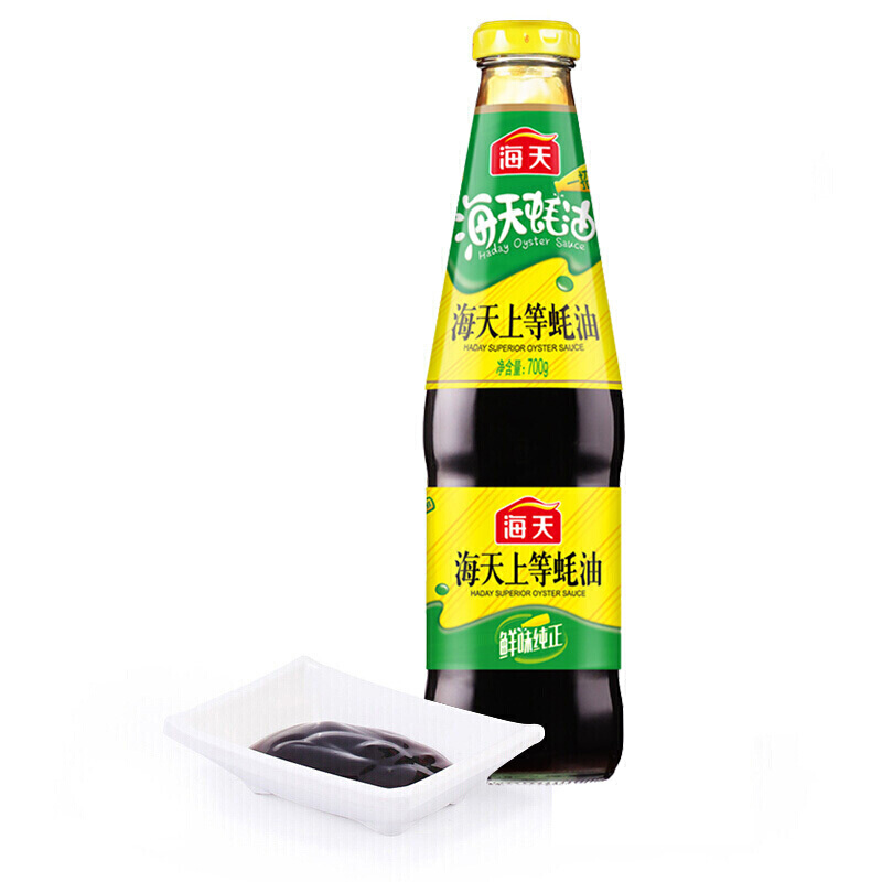 海天 蚝油 上等蚝油700g 玻璃瓶装 凉拌炒菜火锅调料高清大图
