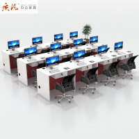 质凡房产中介办公桌简约旅行社服务吧台中介公司前台接待台迎宾咨询台