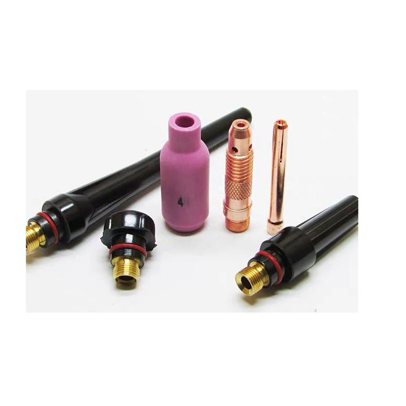 ZDET 氩弧焊夹头 WP-17/18/26 长度12mm 直径9mm 黑色(套)
