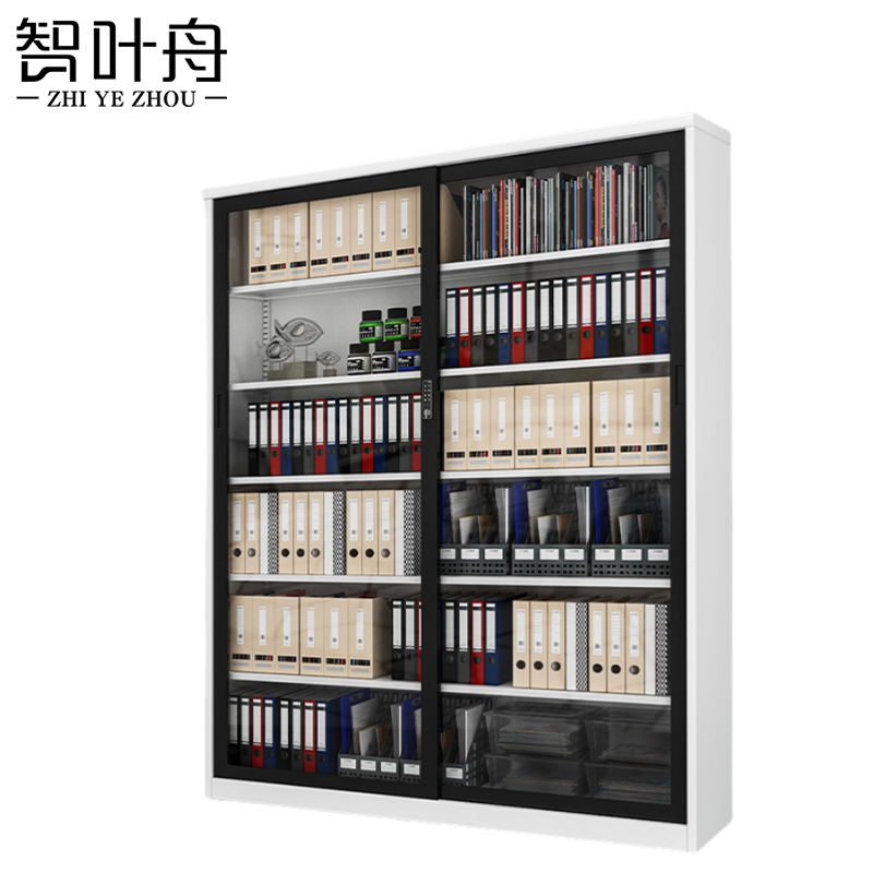 智叶舟钢制文件柜1500*400*2000mm台高清大图