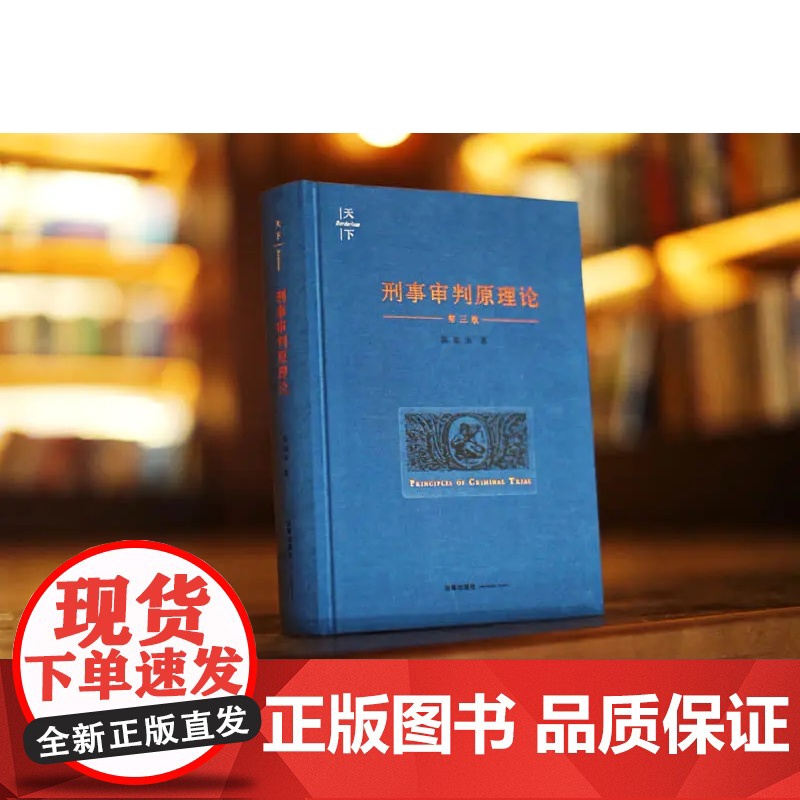 D 2020年 天下 刑事审判原理论 第三版 陈瑞华著 刑事审判制度程序基本理论 刑事诉讼法学 刑事司法制度 刑诉法 法高清大图