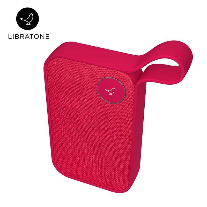 Libratone(小鸟音响)便携蓝牙音箱无线运动小音响 ONE 标准版 樱红色