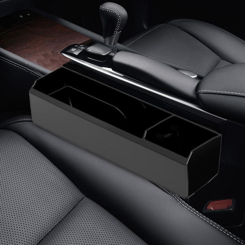 汽车用品置物盒车载座椅缝隙储物盒车内多功能通用夹缝收纳杂物箱主