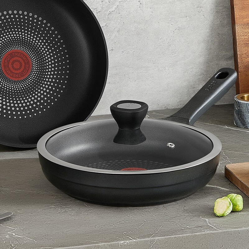 苏泊尔(supor)意式火红点轻铸铝煎锅耐磨无油烟不粘锅