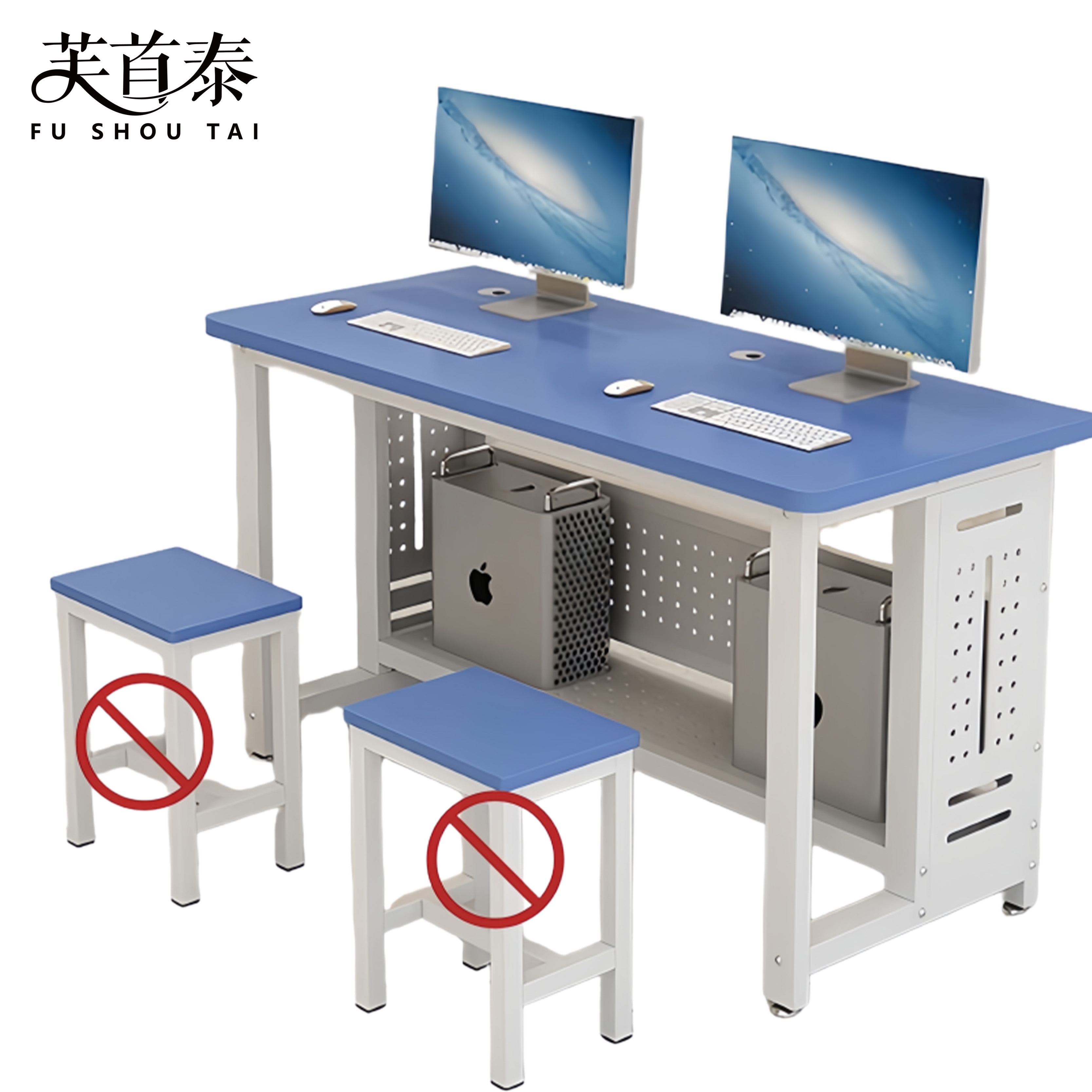 芙首泰学习书桌1600*600*740mm张高清大图