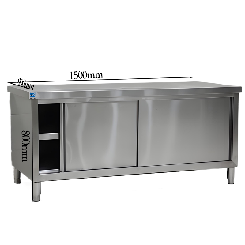 瑞宇工程款不锈钢单通柜1500*800*800mm/304#1.2mm高清大图