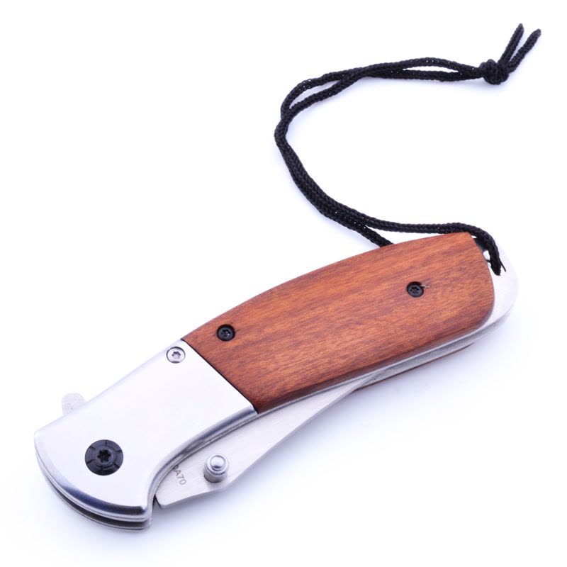 狐狸折刀 户外随身野营刀 口袋折叠刀 防护防卫刀 探险刀 高硬度战术快开救生刀 收藏礼品刀 木把刀 水果刀图片