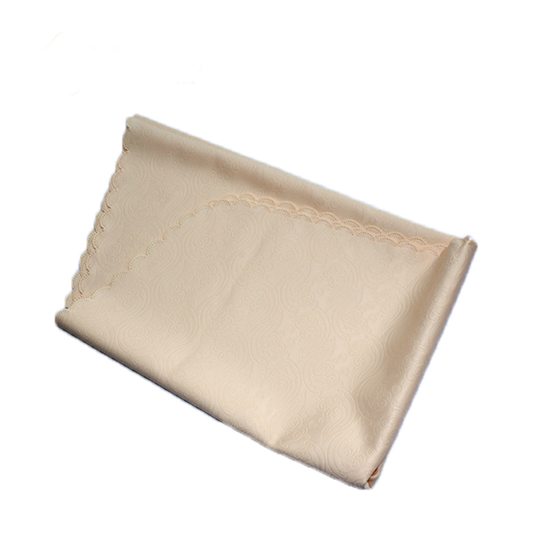 紫燕沙 大桌布 1330×1440mm 高档压花祥云布 浅黄色 四边压花 个高清大图