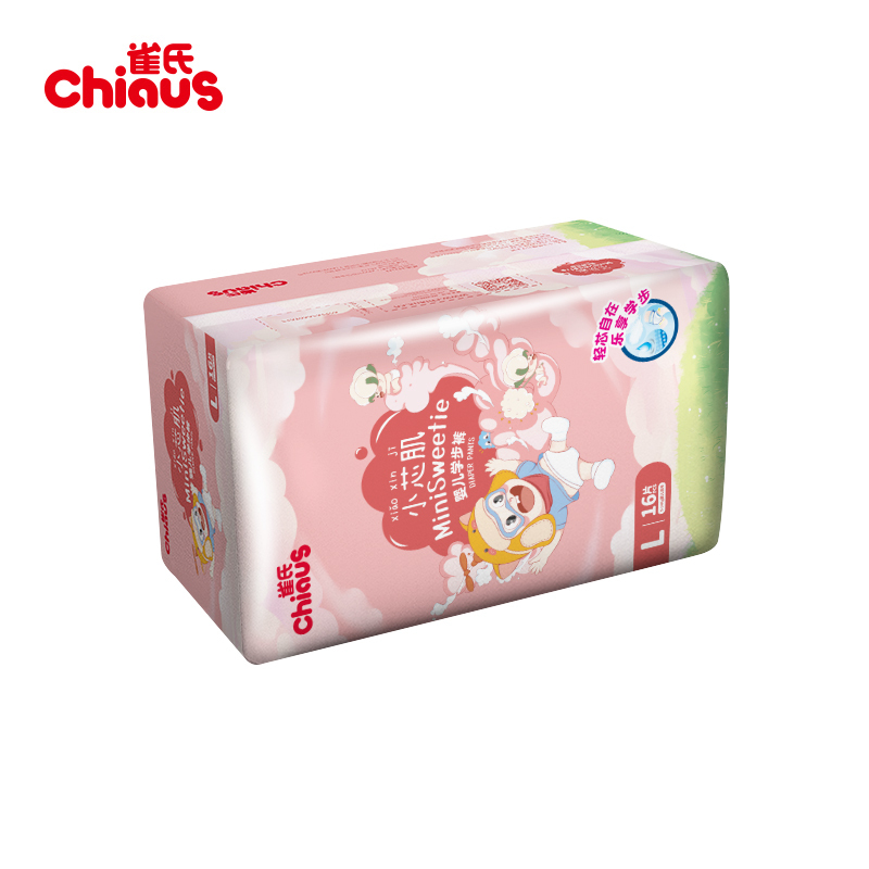 雀氏chiaus小芯肌拉拉裤婴儿学步裤纸尿裤超薄透气成长裤训练裤l16914