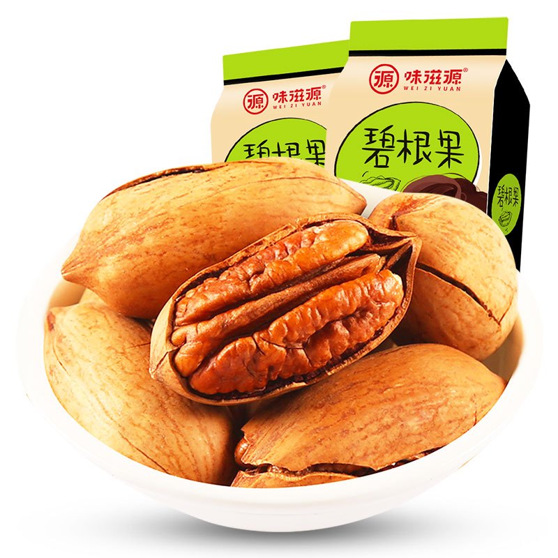 味滋源碧根果奶油味120g袋 3袋装