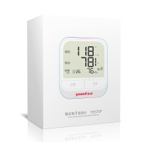 鱼跃(YUWELL)电子血压计家用臂式测量仪YE670F语音播报高清背光