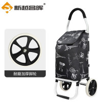 新越昌晖 买菜车手拉车折叠购物车铝合金小推车家用行李车拉杆车便携手推车小拖车户外郊游拉货车 F51046