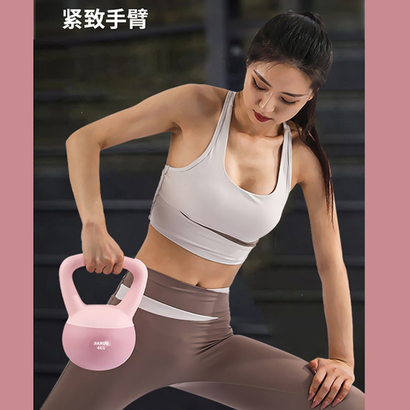 闪电客软壶铃女士健身家用练哑铃男士运动塑形深蹲提壶器材