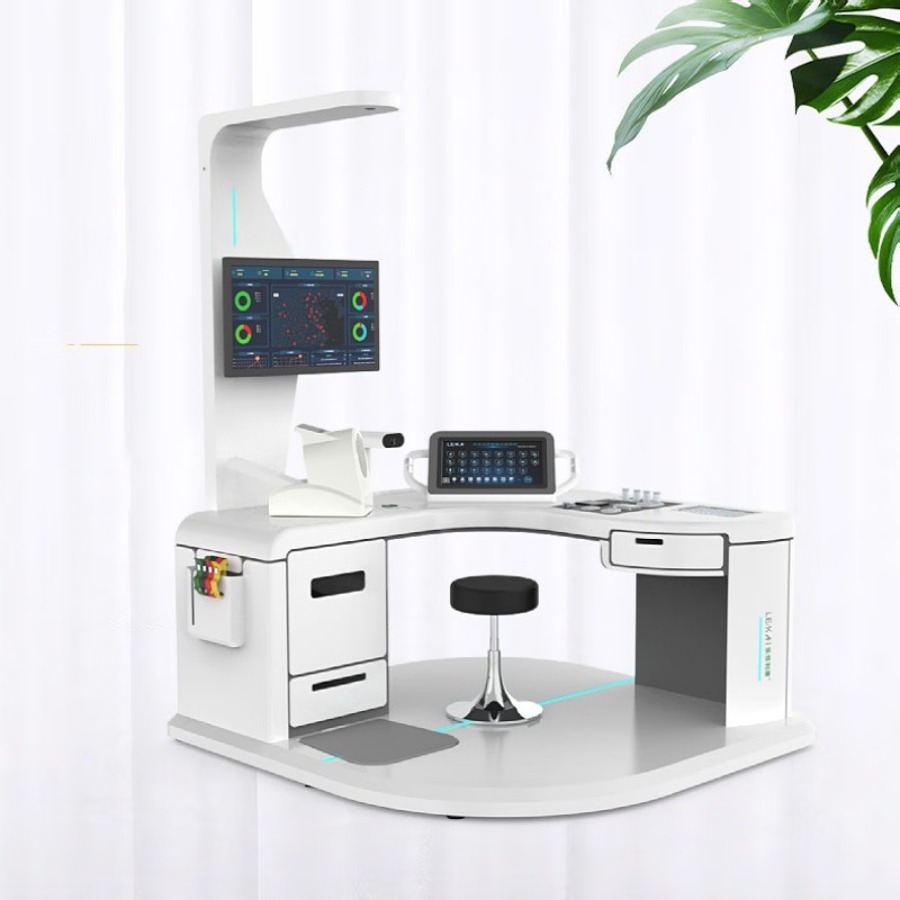 乐佳利康 乐佳人体健康检测仪 健康小屋智能检测一体机骨密度血红蛋白血氧尿液检测一体机 HW-V9000C