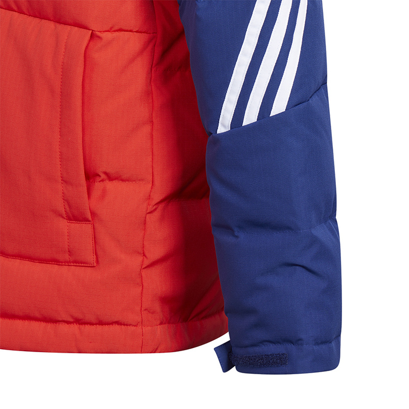 Adidas 阿迪达斯冬季新款连帽拼色大童保暖运动羽绒服 H45040