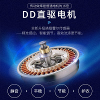 澳柯玛(AUCMA)10KG全自动滚筒洗衣机 大容量DD直驱变频节能洗烘一体机 XQG100-HB1469YD