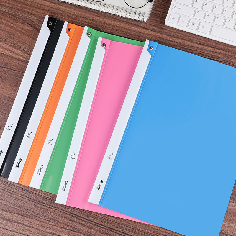 旋转式抽杆夹拉杆夹文件夹文件夹a4资料夹书夹子试卷夹拉杆文件夹子