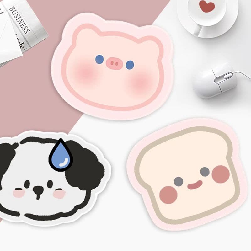 [补贴10%]可爱卡通异形鼠标垫女合集ins高颜值办公室电脑电竞桌垫卡通防滑图片