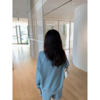 艳如飞法式温柔风卫衣小个子两件套装慵懒感宽松显高短裤早秋女2020大码套装