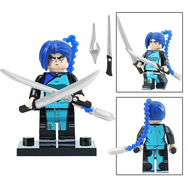 刺客伍六七兼容乐高积木小人仔拼装儿童玩具魔刀千刃梅花十三567视频