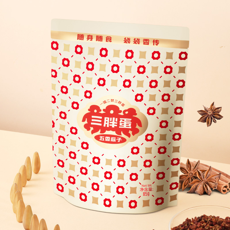 三胖蛋 五香原味瓜子85g*10袋 内蒙特产休闲零食坚果炒货葵花子组合装