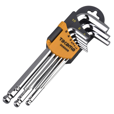 takama 9件套内六角球头扳手组套（加长）