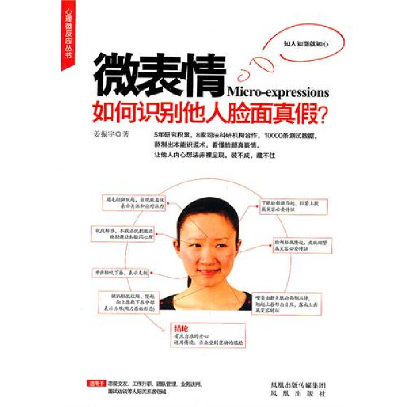 正版新书]心理微反应丛书:微表情姜振宇9787550605626高清大图