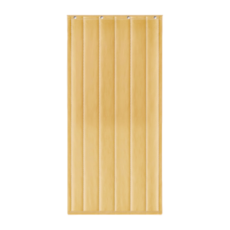 天空桥 棉门帘 MML-5金黄色无窗口三层棉 平方米高清大图