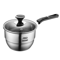 爱仕达(ASD)18cm不锈钢多用复底奶锅煤燃气电磁炉通用送蒸格NS18Z1Q